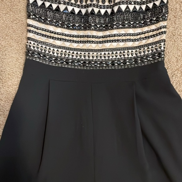 Alice + Olivia beaded strapless wide leg high waist jumpsuit it’s 4 NWT - Picture 6 of 15